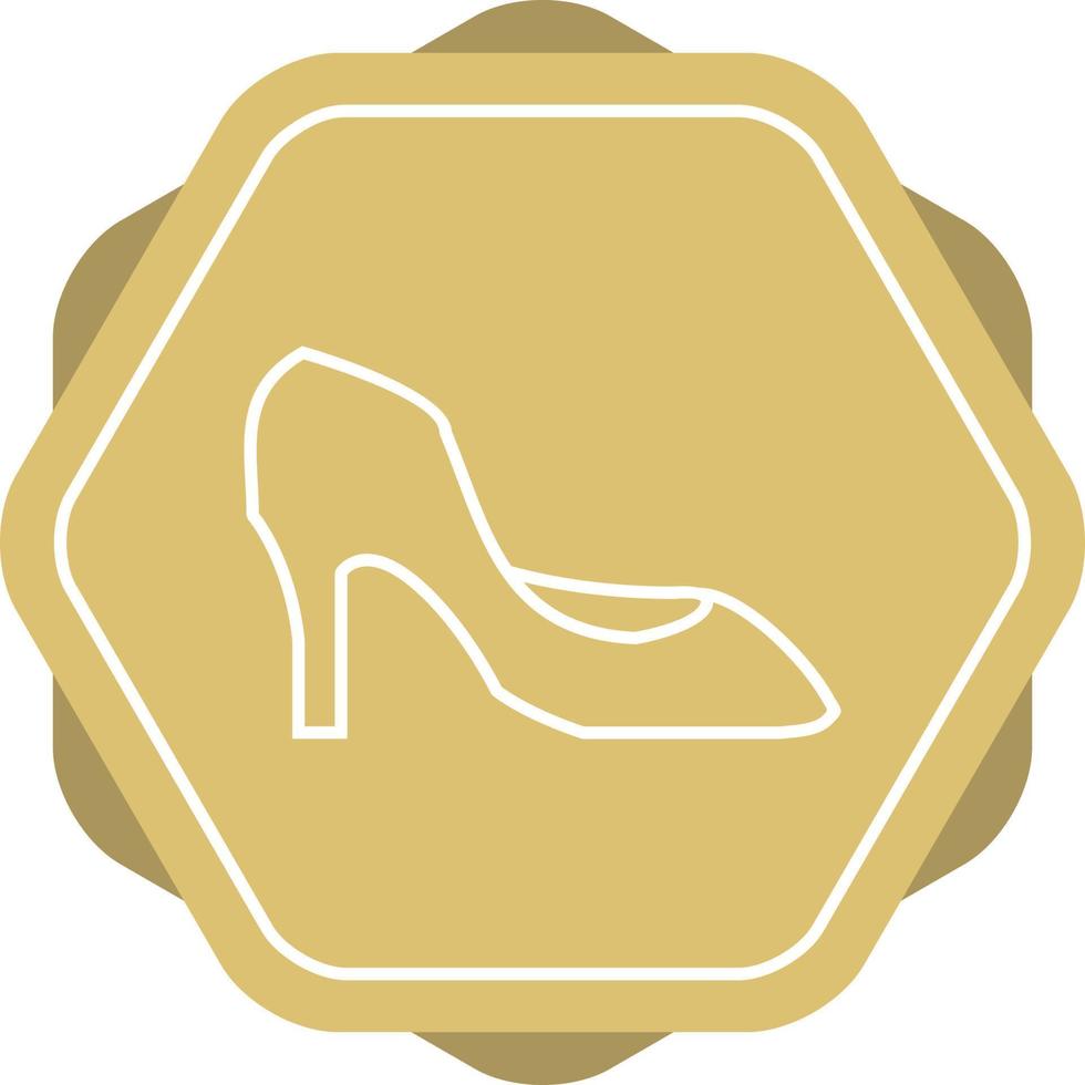 Unique Heels Vector Line Icon