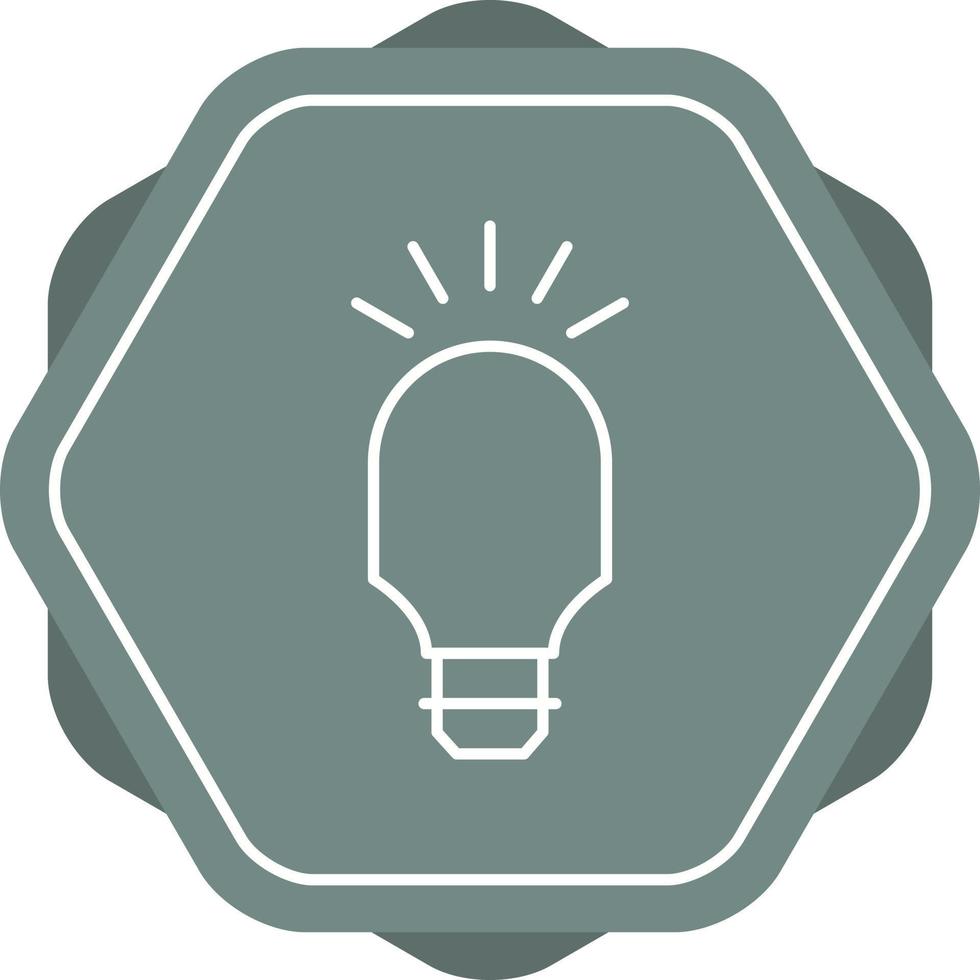 Unique Bulb Vector Line Icon