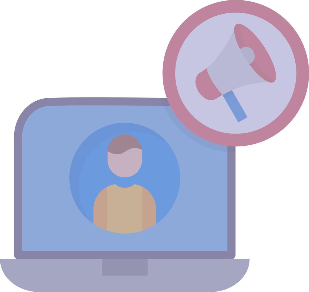 Content Marketer Vector Icon Design