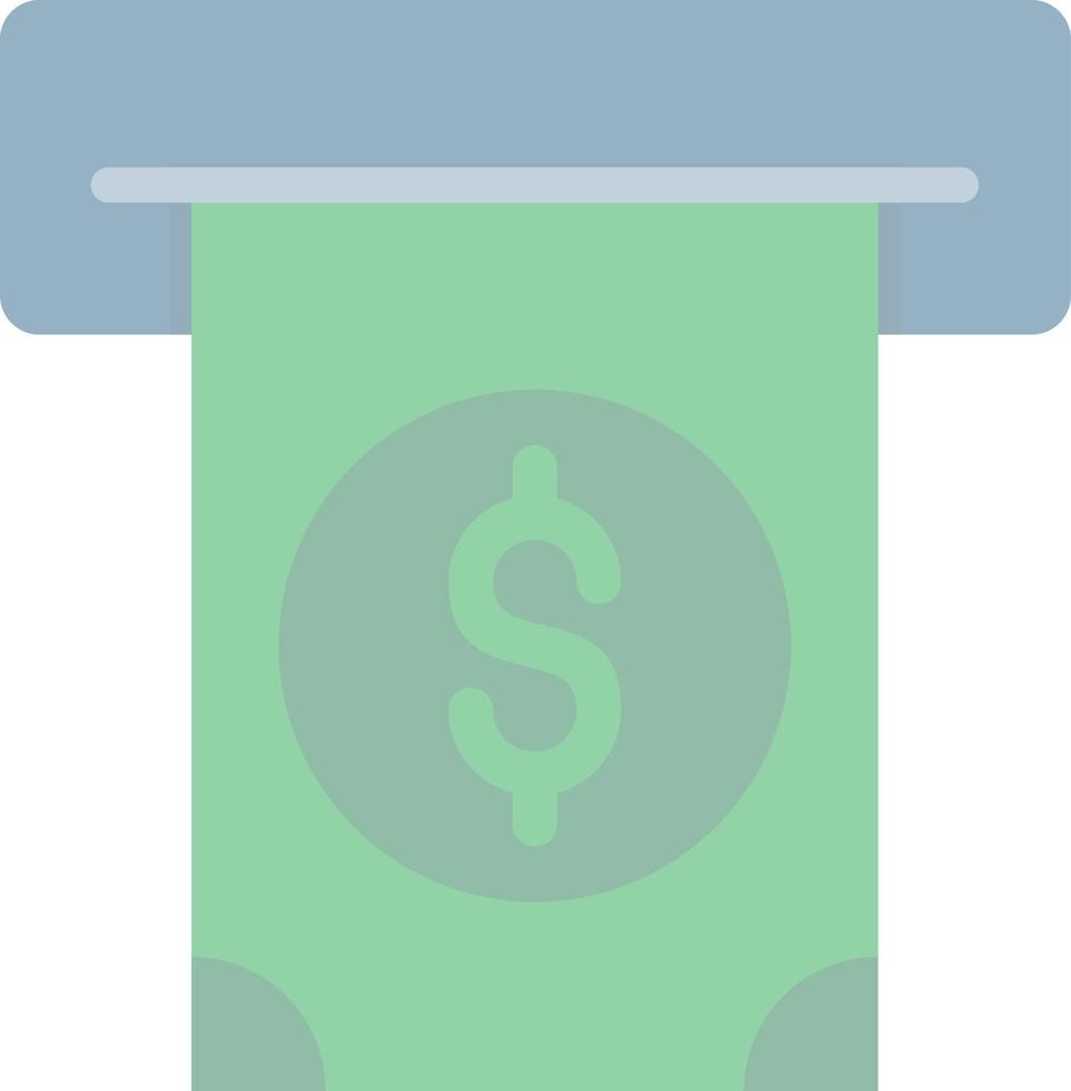 Cash Withdrawal Vector Icon Design