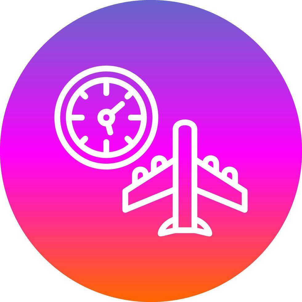 Jet Lag Vector Icon Design
