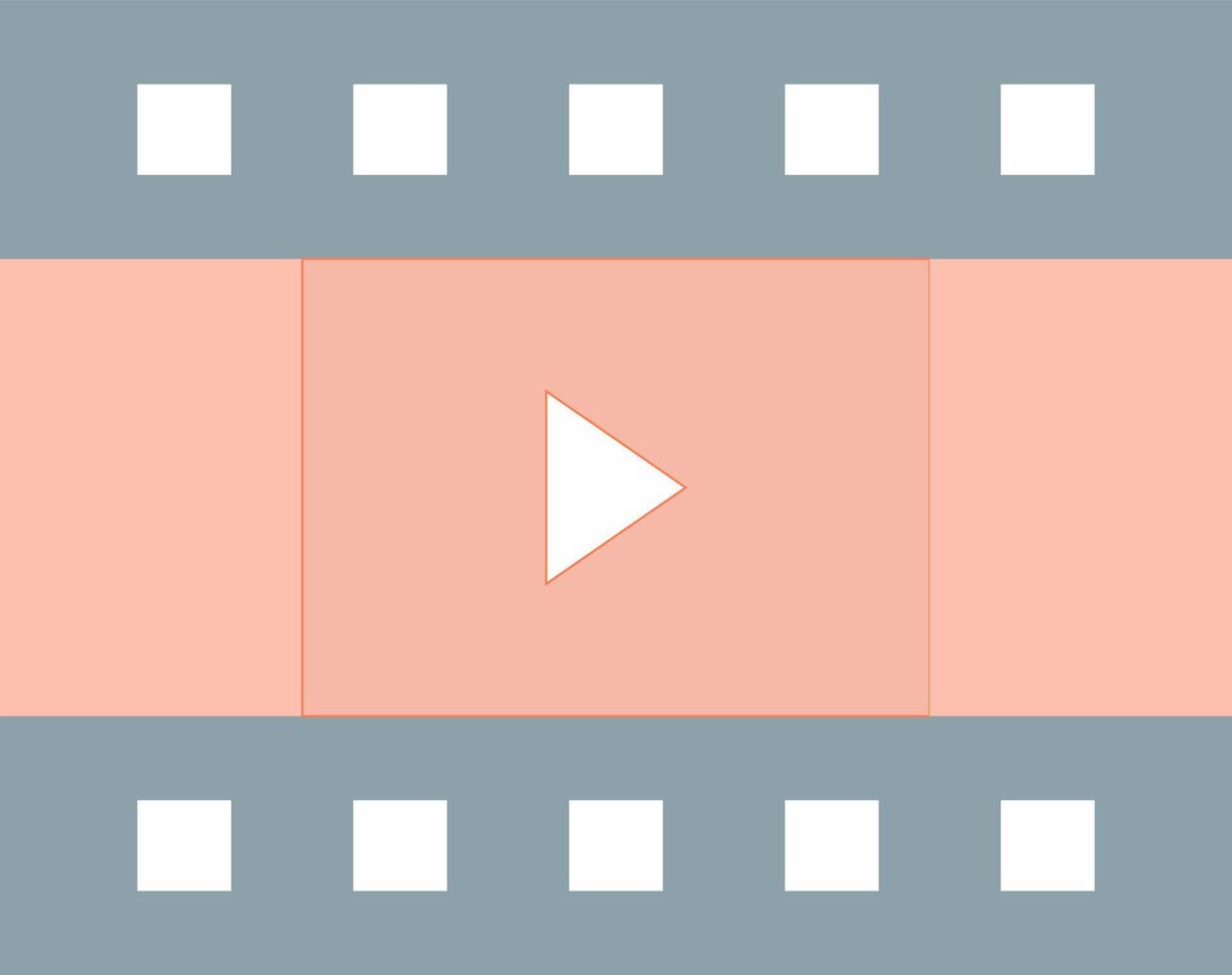Video Editor Vector Icon Design