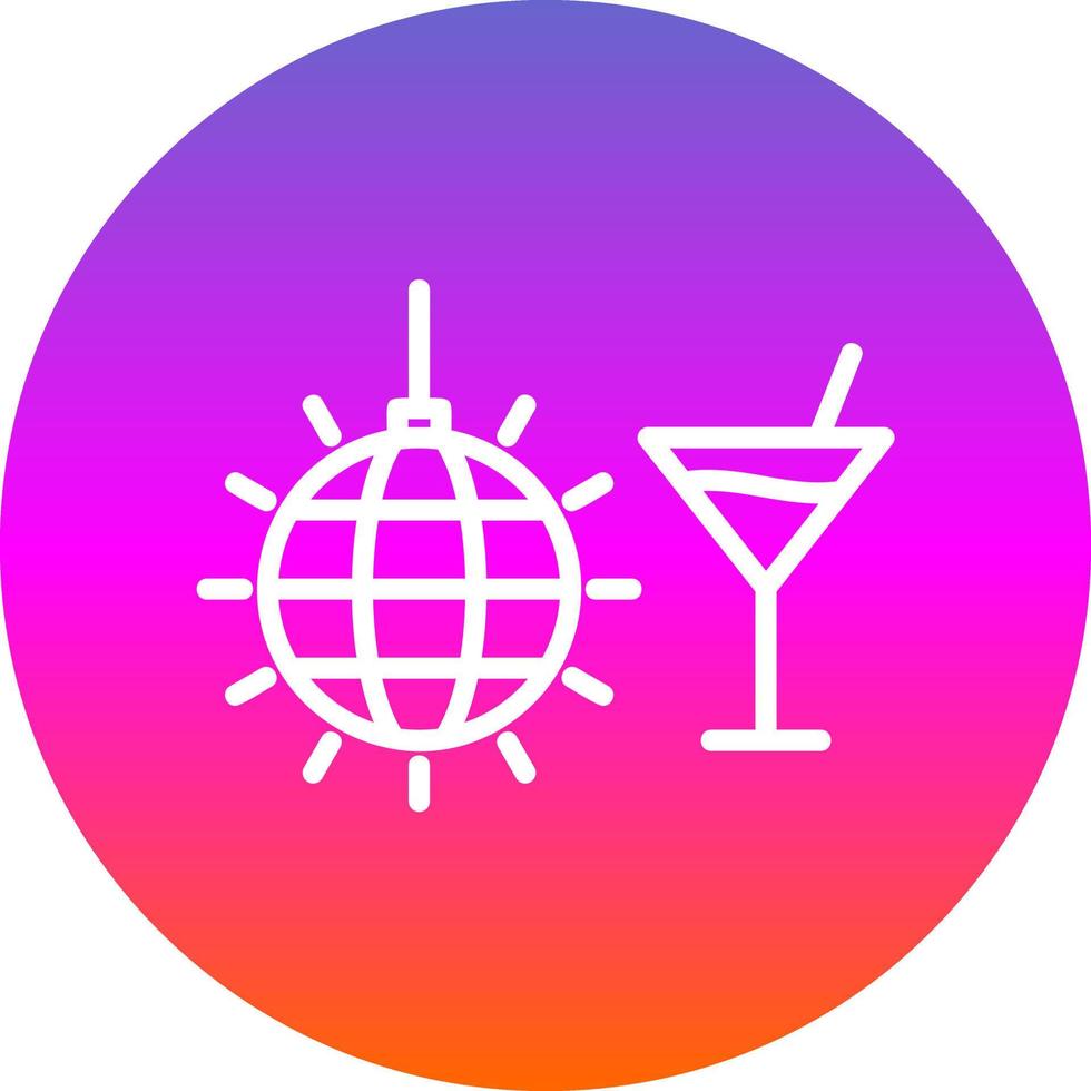 Nightlife Vector Icon Design
