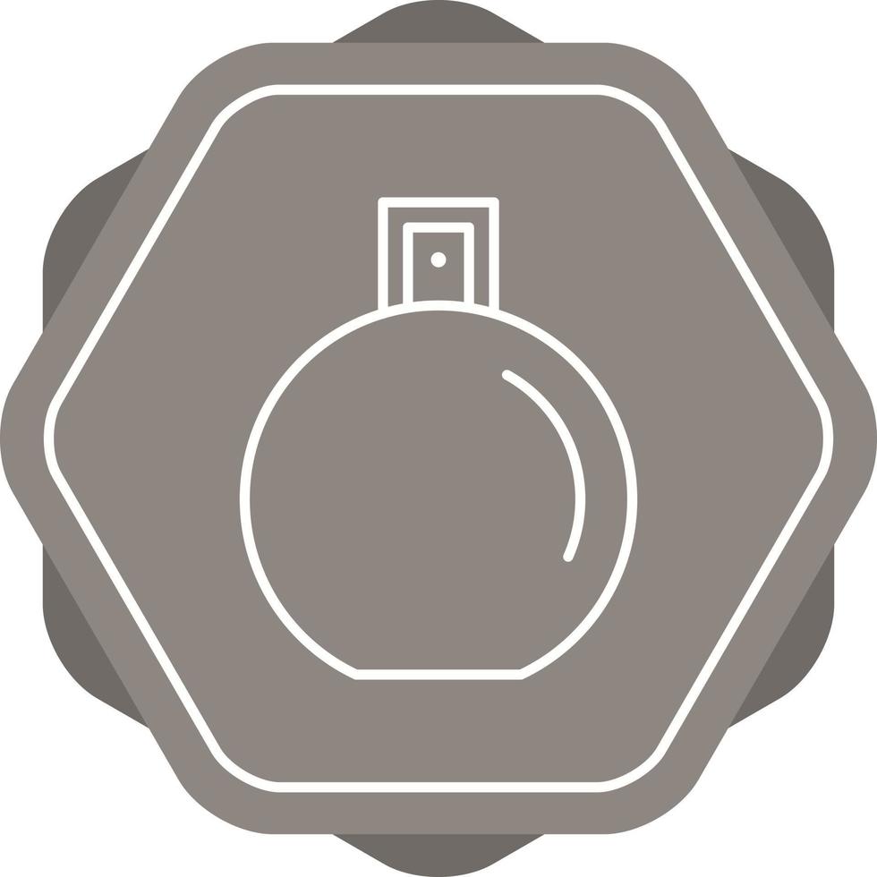 Unique Perfume Bottle Vector Line Icon