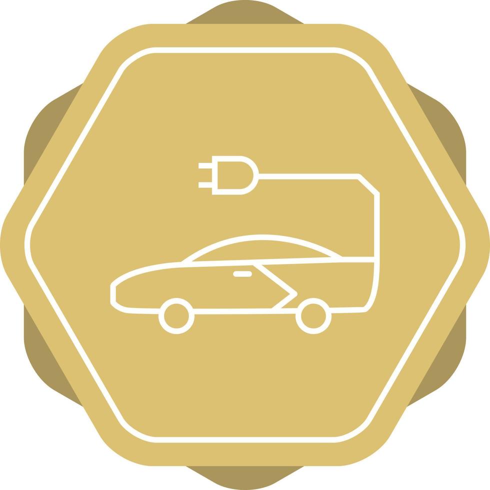 Unique Car Vector Line Icon
