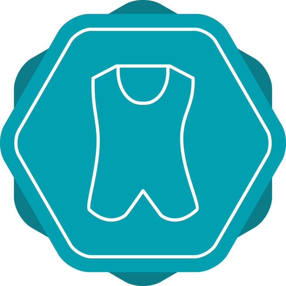 Unique Vest Vector Line Icon