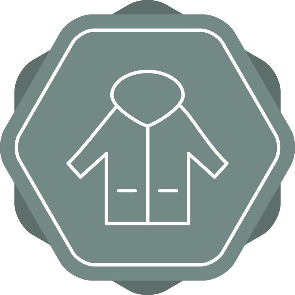 Unique Coat Vector Line Icon