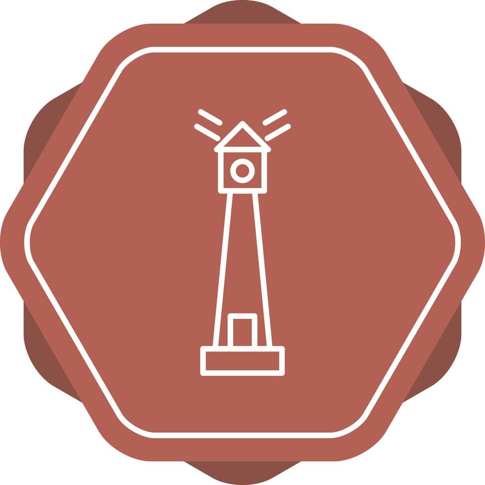 Unique Lighthouse Vector Line Icon