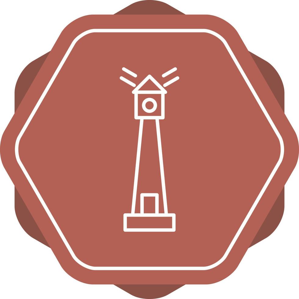 Unique Lighthouse Vector Line Icon