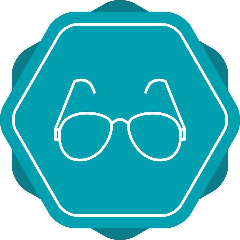 Unique Reading Glasses Vector Line Icon