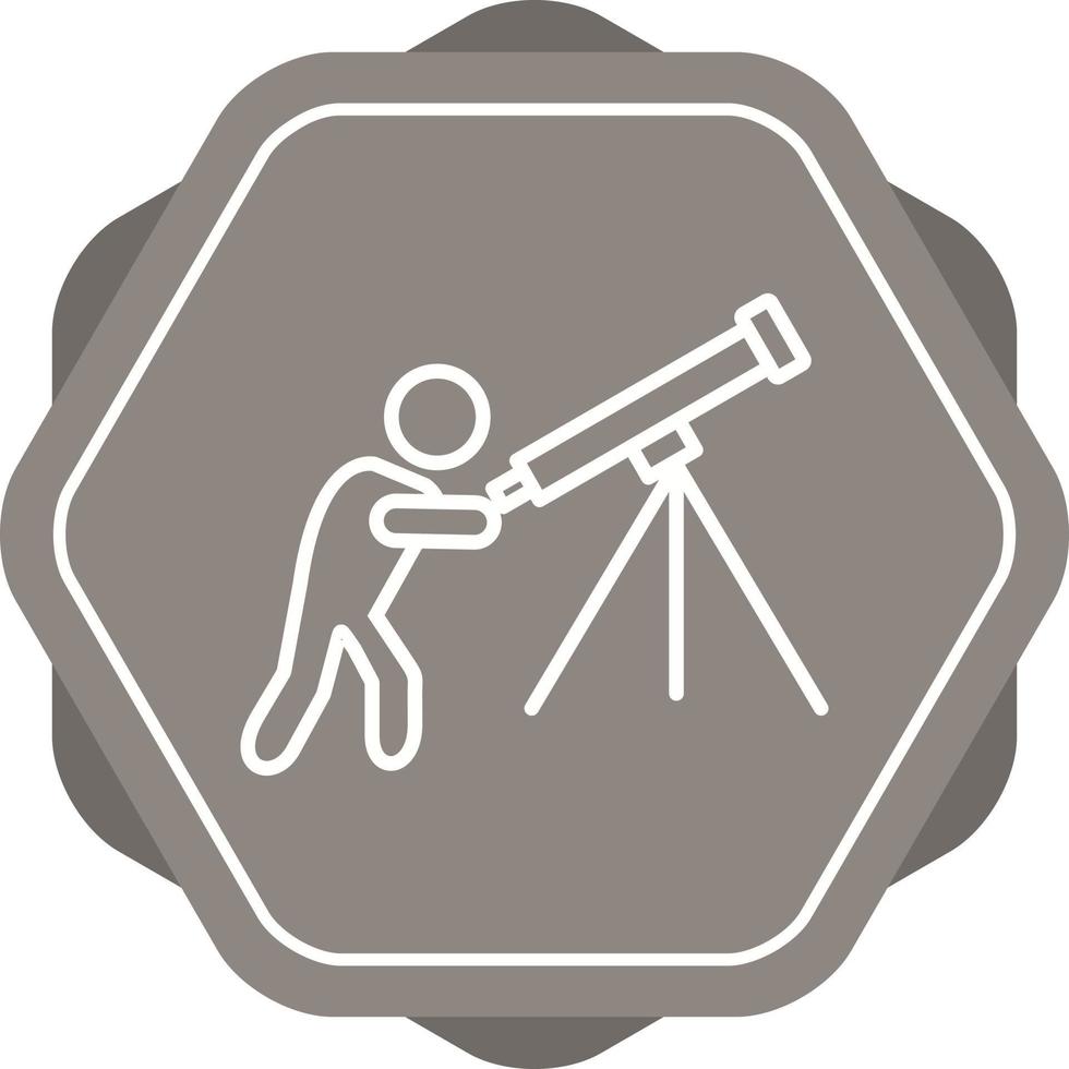 Unique Adjusting Telescope Vector Line Icon