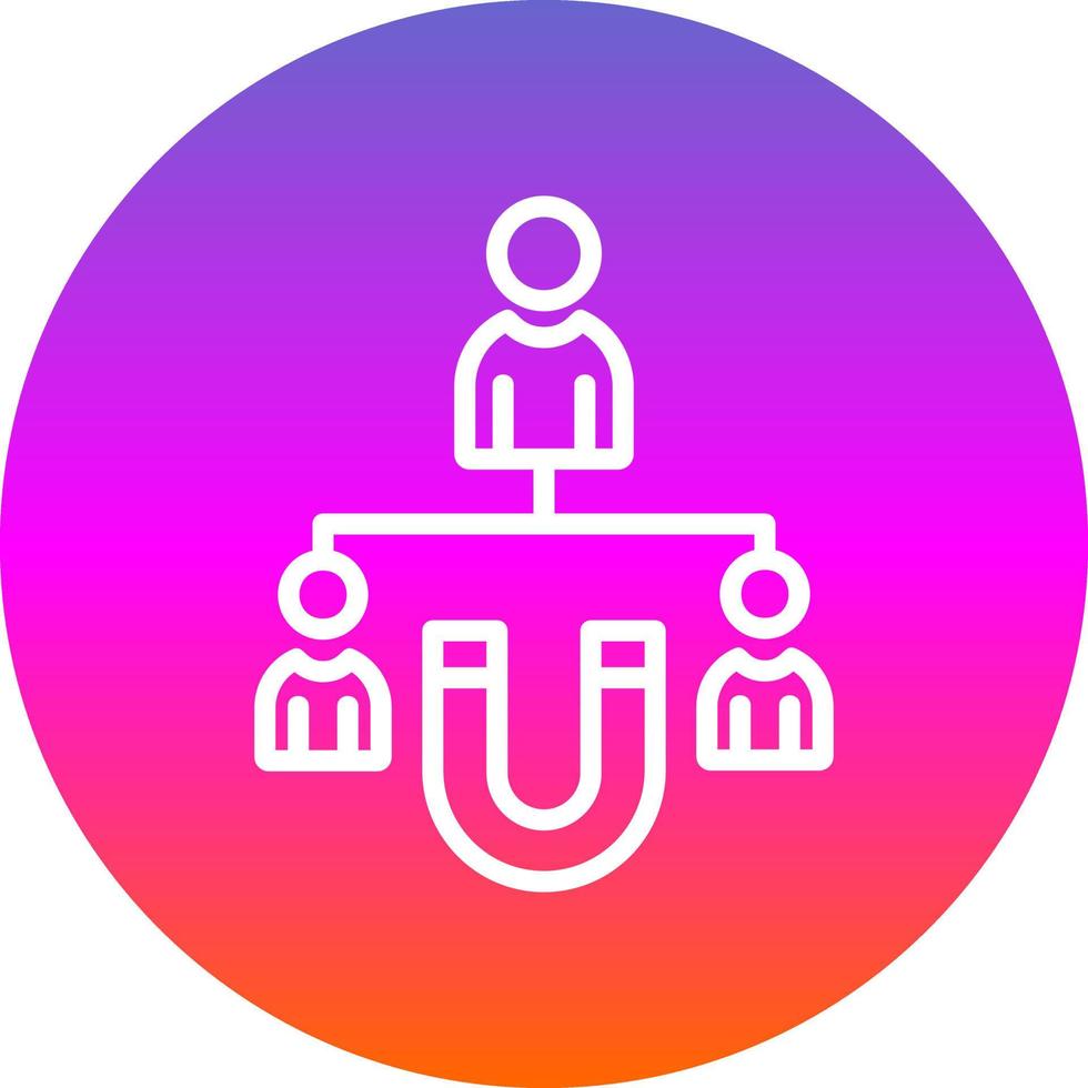Customer Acquisition Vector Icon Design