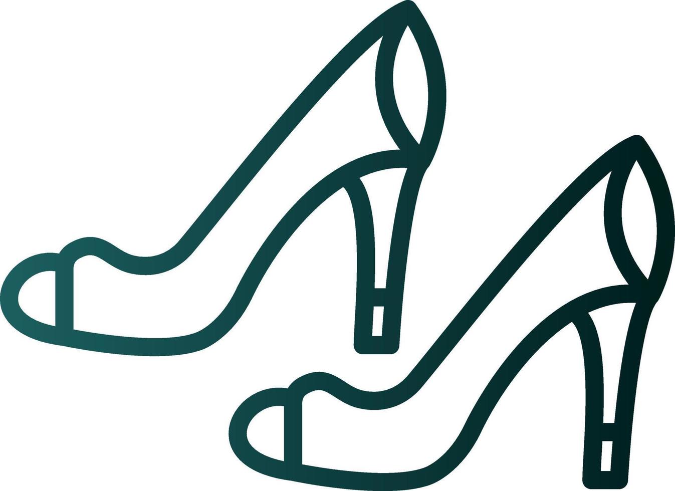 High Heels Vector Icon Design