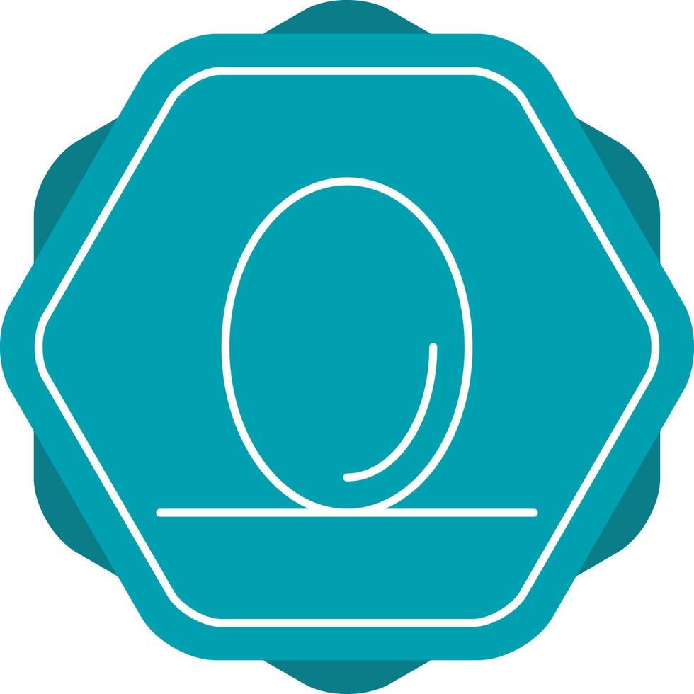 Unique Egg Vector Line Icon
