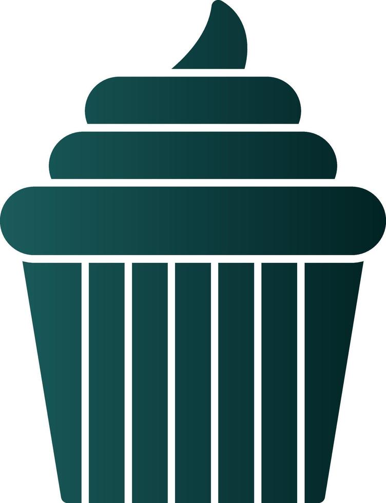 diseño de icono de vector de cupcake de boda