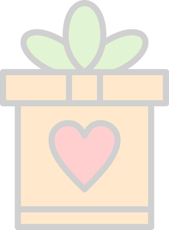 Wedding Gift Vector Icon Design