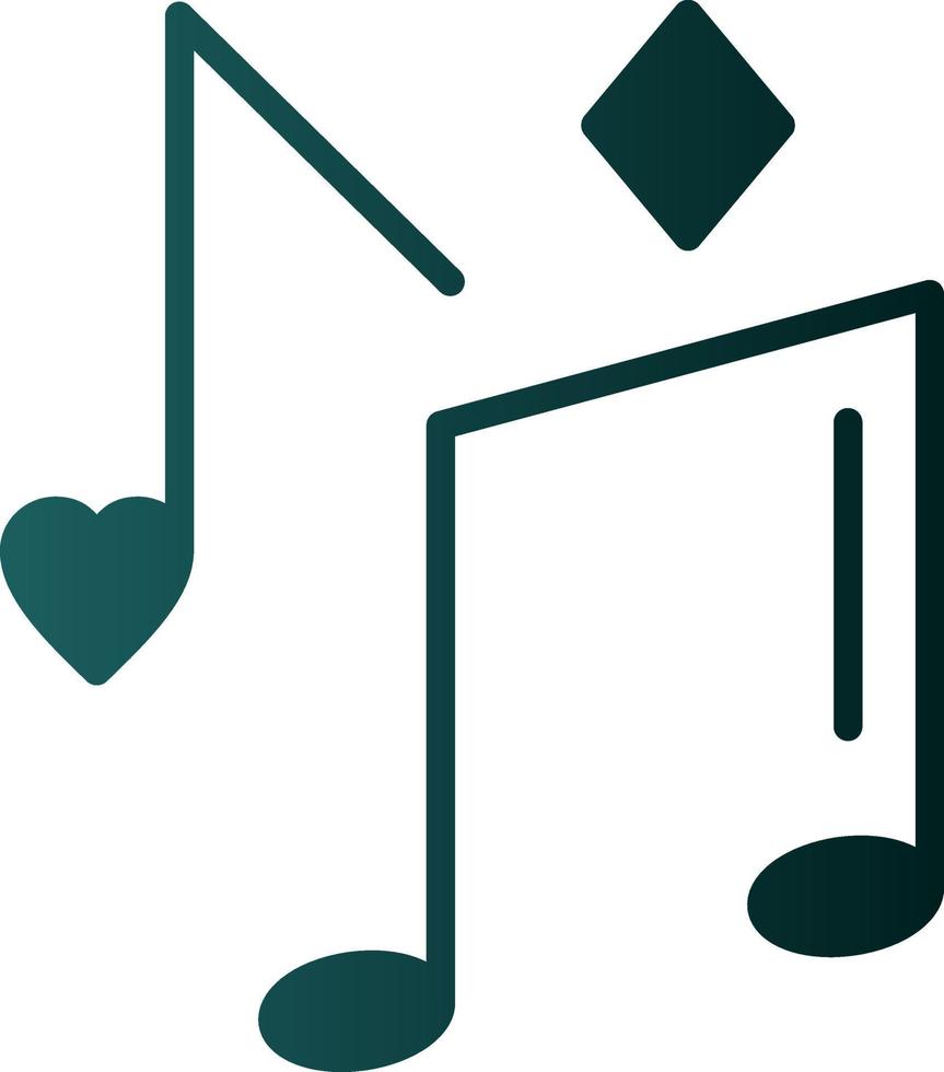 Musical Note Vector Icon Design