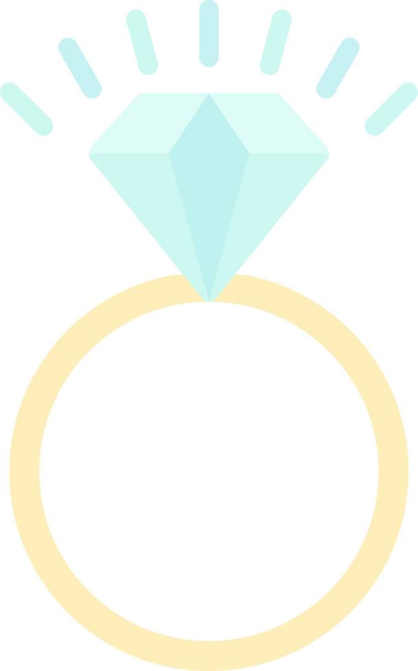 Wedding Ring Vector Icon Design