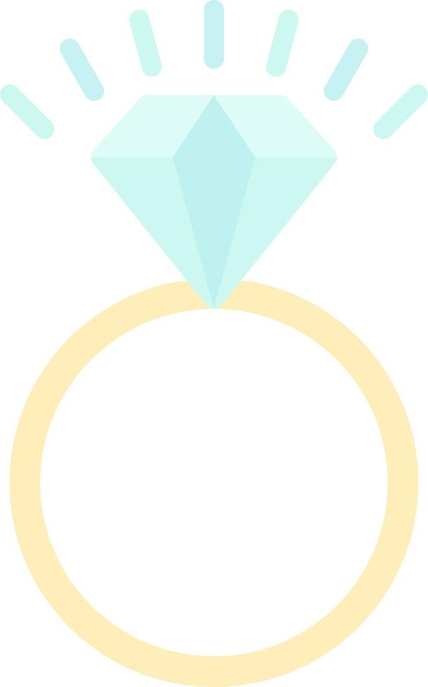 Wedding Ring Vector Icon Design