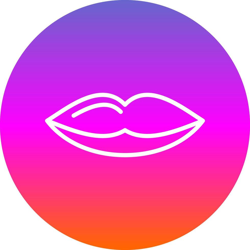 Lips Vector Icon Design