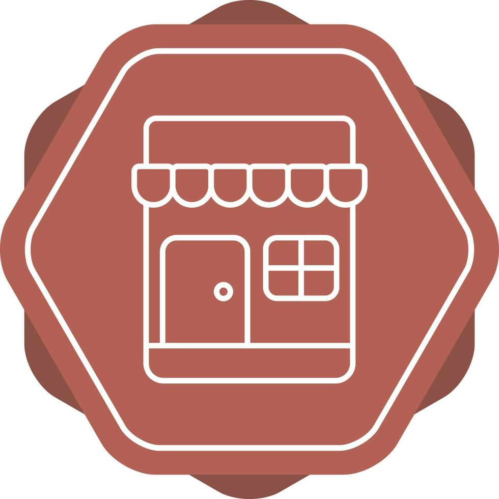 icono de vector de tienda