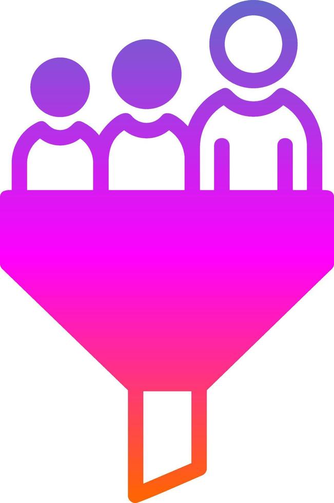 Sales Funnel Strategist Vector Icon Design
