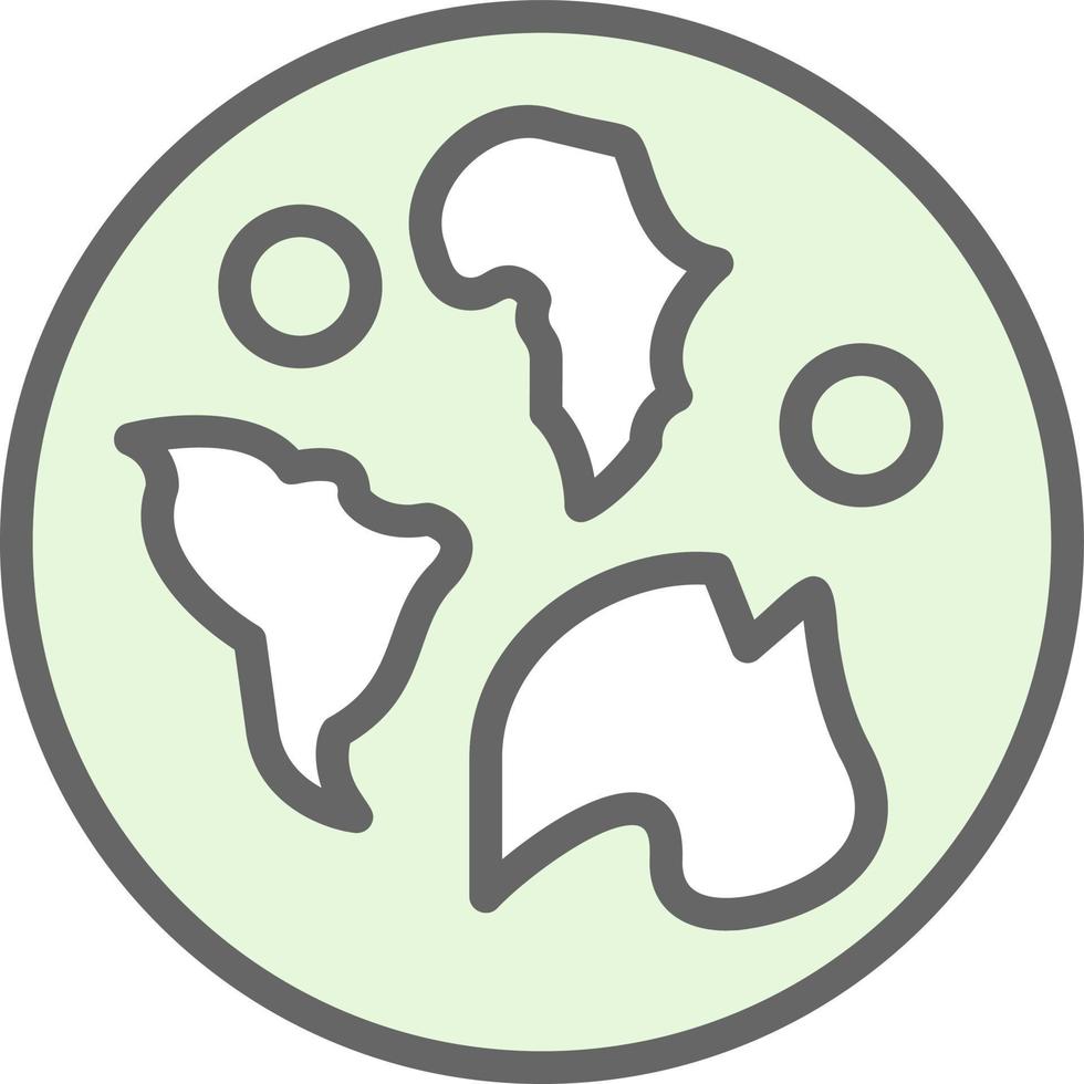 diseño de icono de vector de mapa mundial