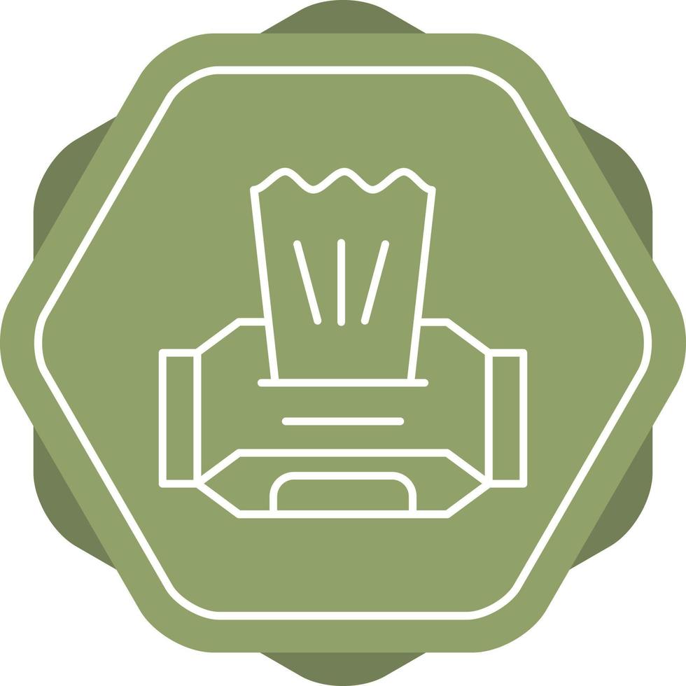 Wet Wipes Vector Icon