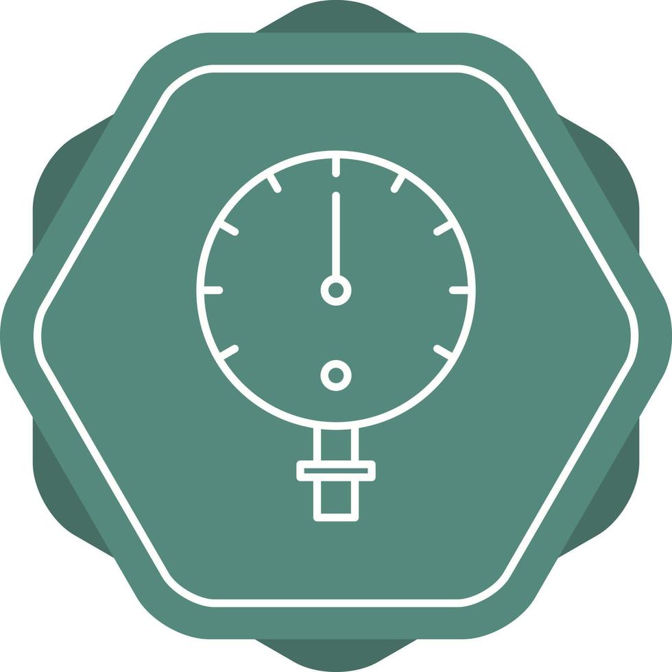 Manometer Line Icon vector