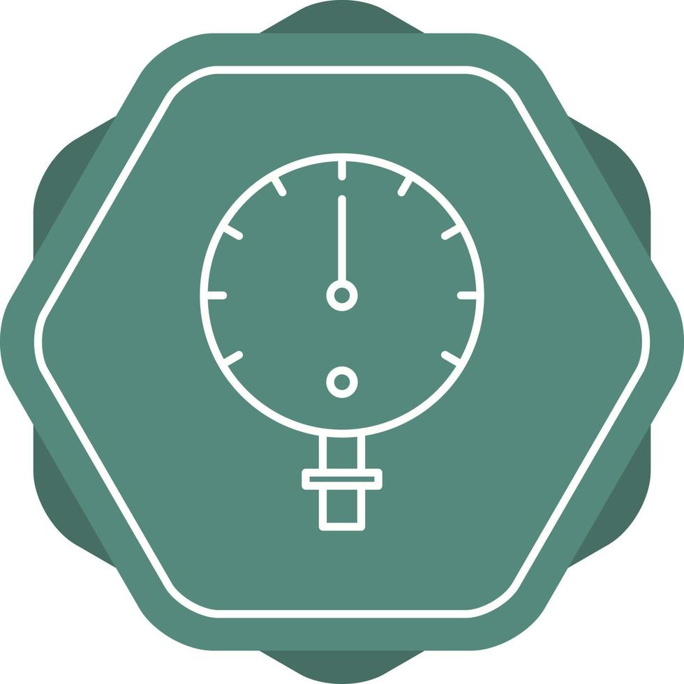 Manometer Line Icon vector