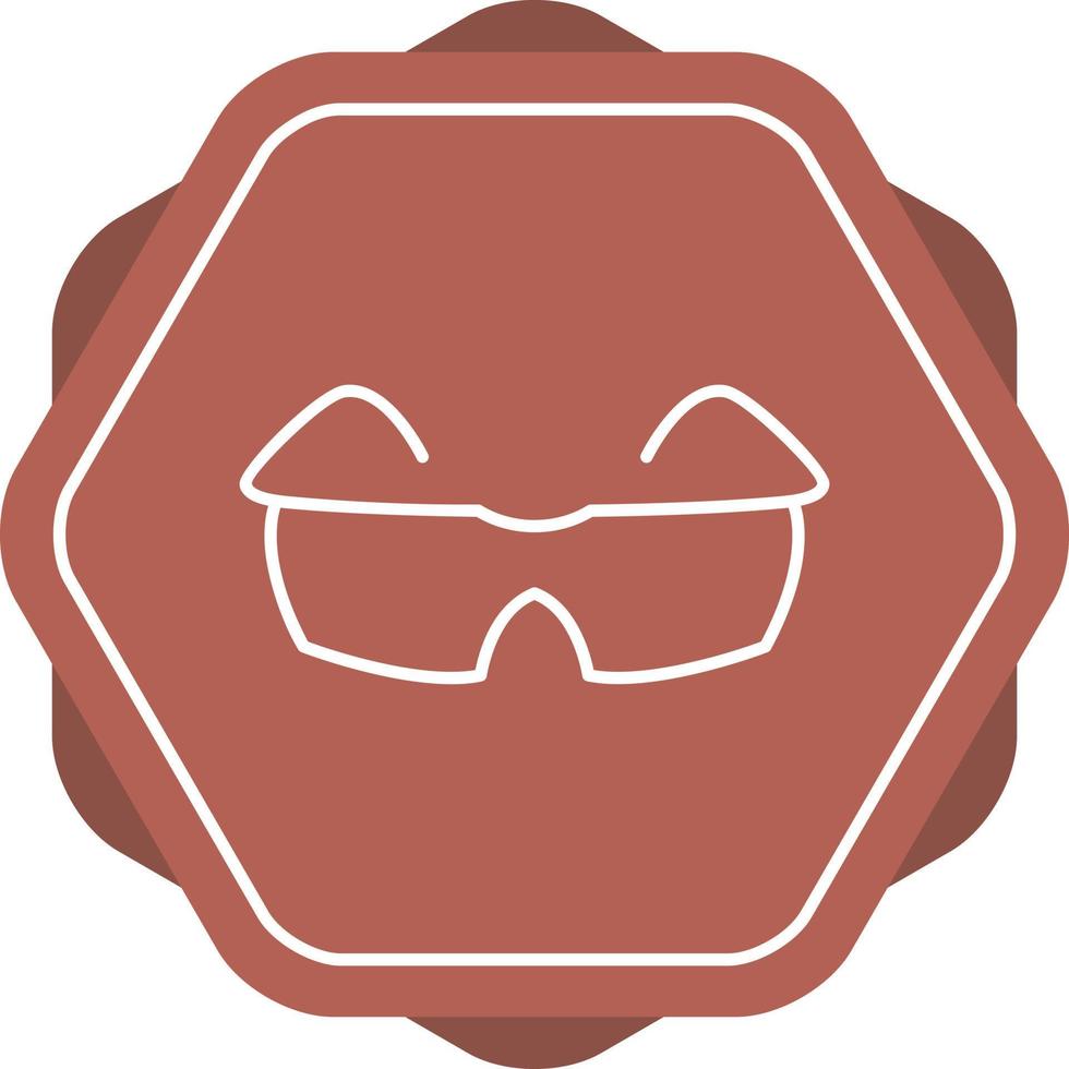 Goggles Line Icon vector