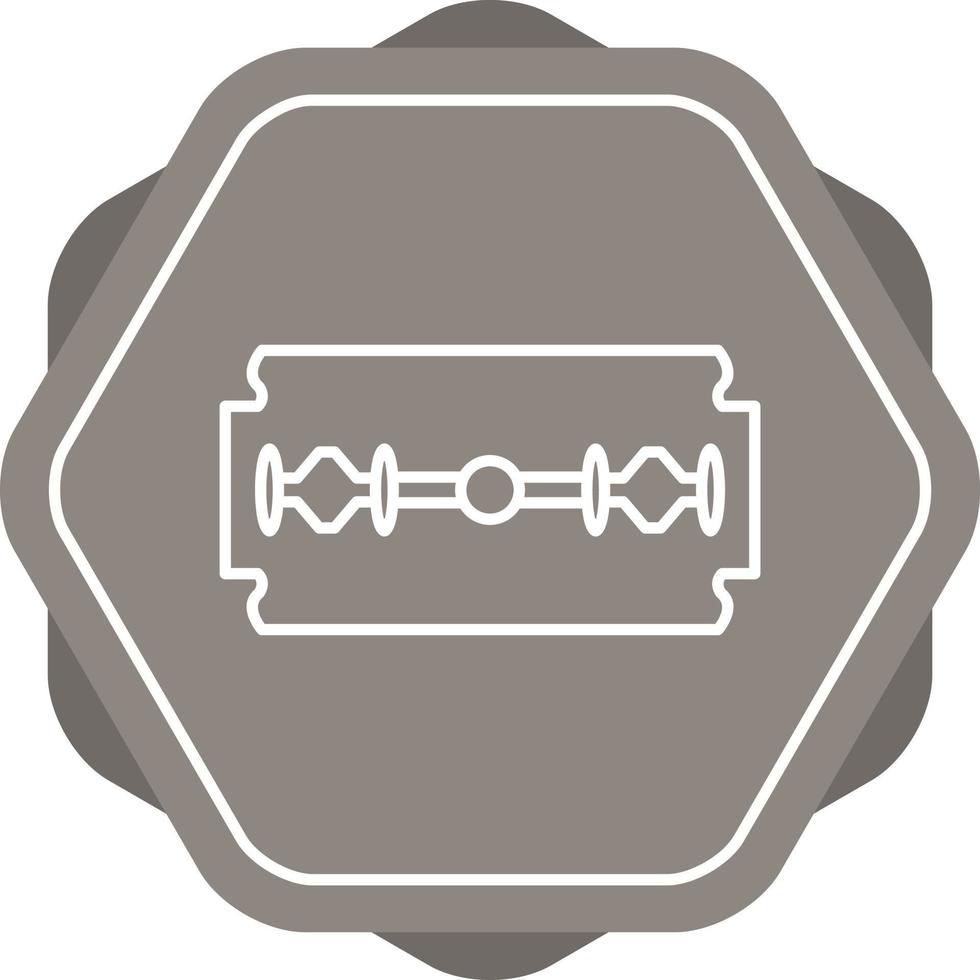 Razor Blade Line Icon vector