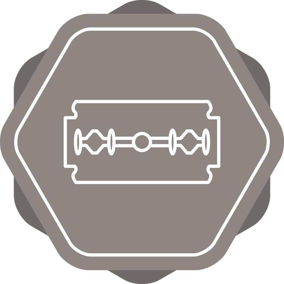 Razor Blade Line Icon vector