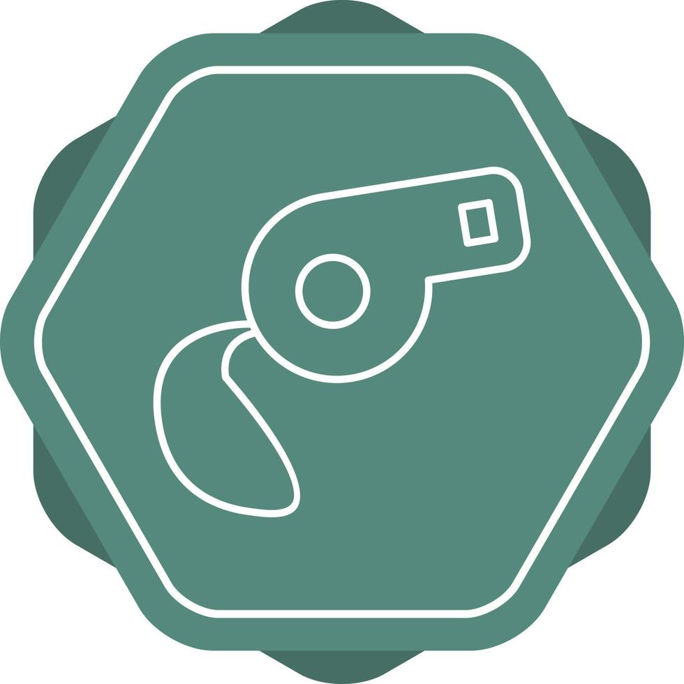 Whistle Line Icon vector
