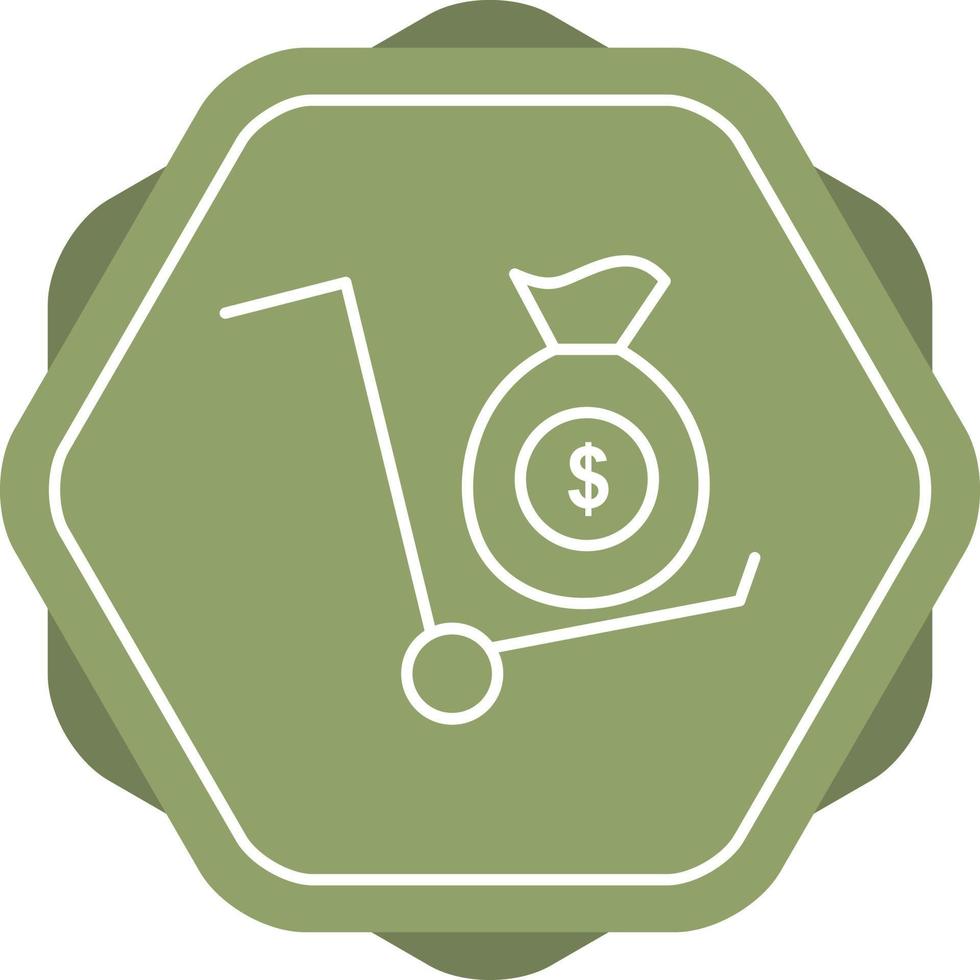 Money Transfer Line Icon vector