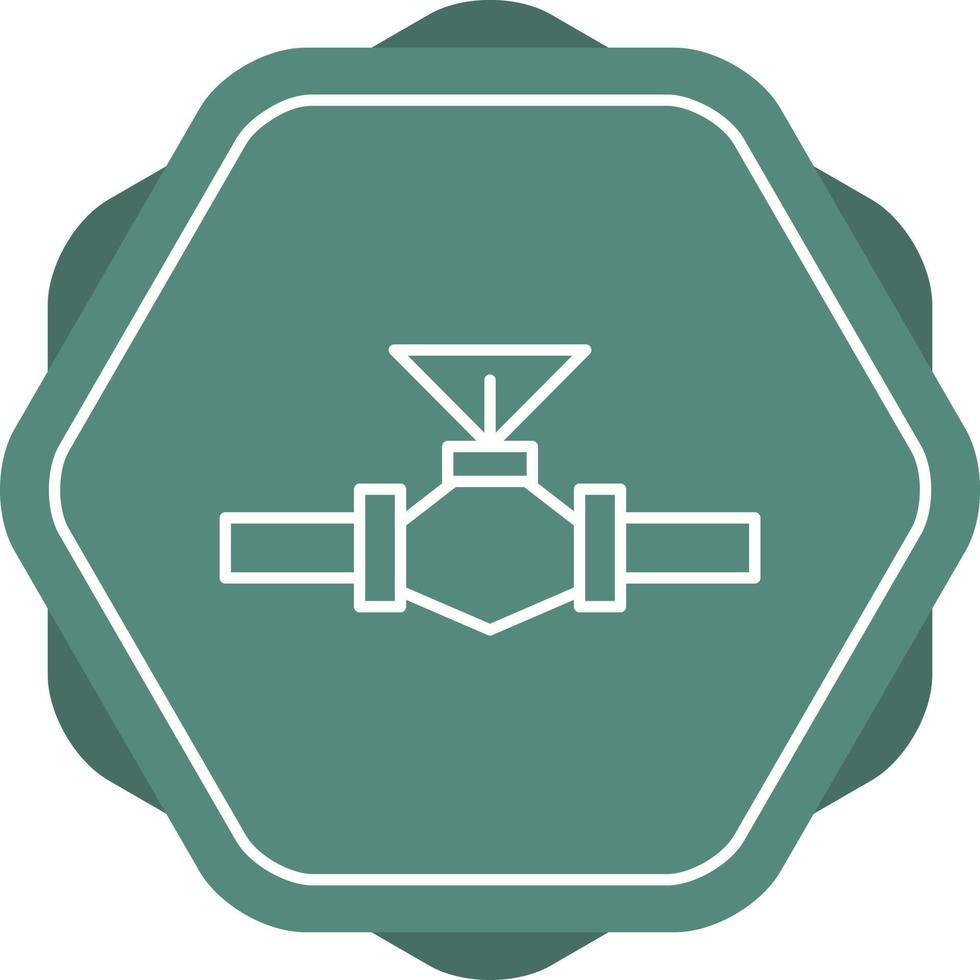 Valve Line Icon vector