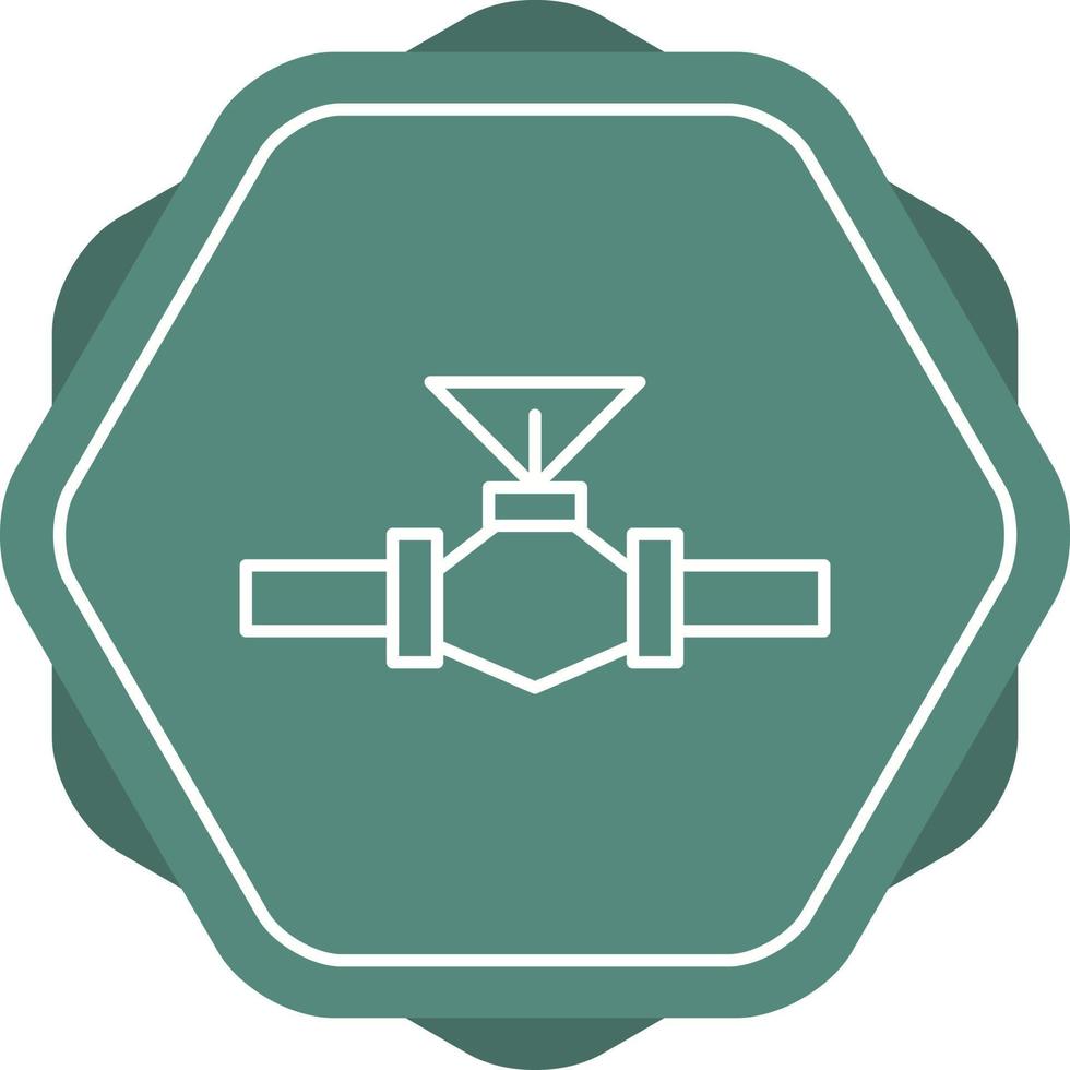 Valve Line Icon vector