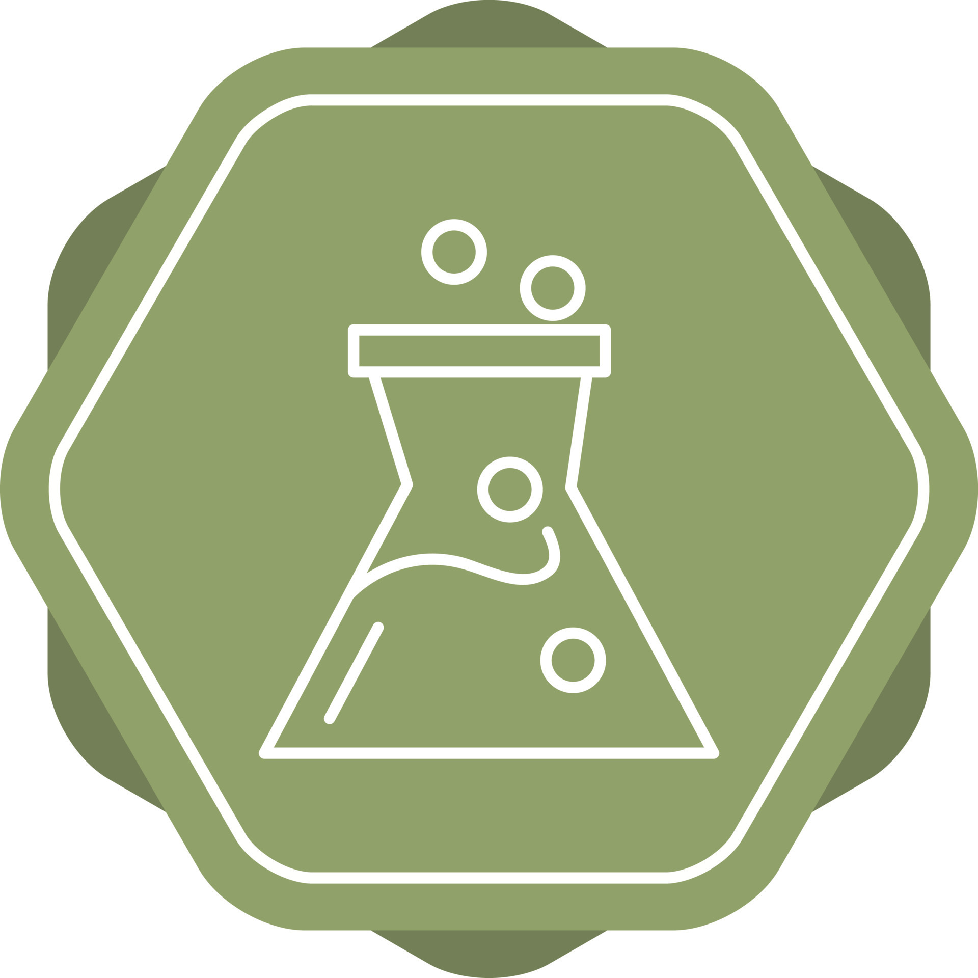 Flask Line Icon 15951729 Vector Art at Vecteezy