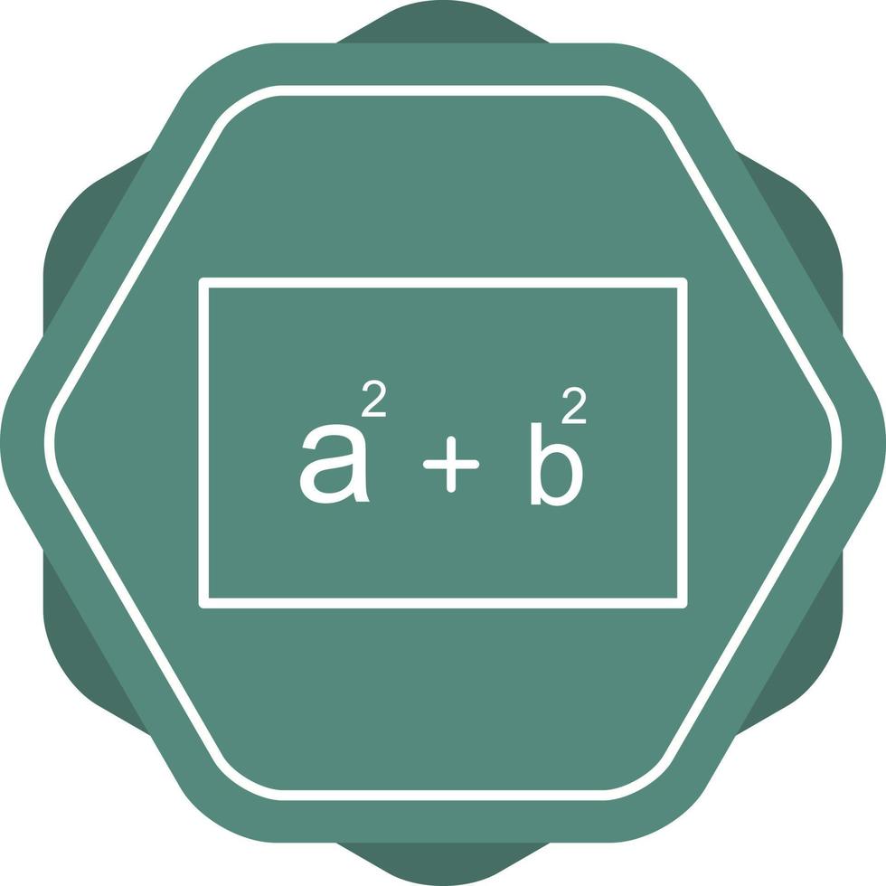 Formula Line Icon vector