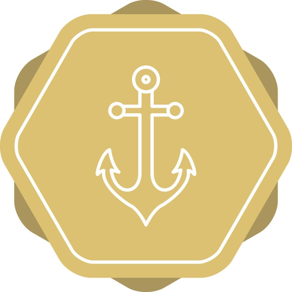 Anchor Line Icon vector