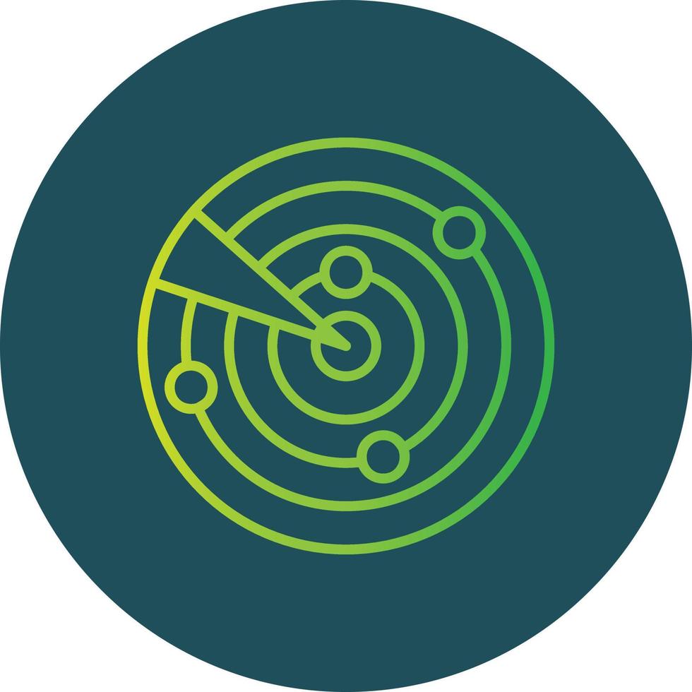 Radar Creative Icon Design vector