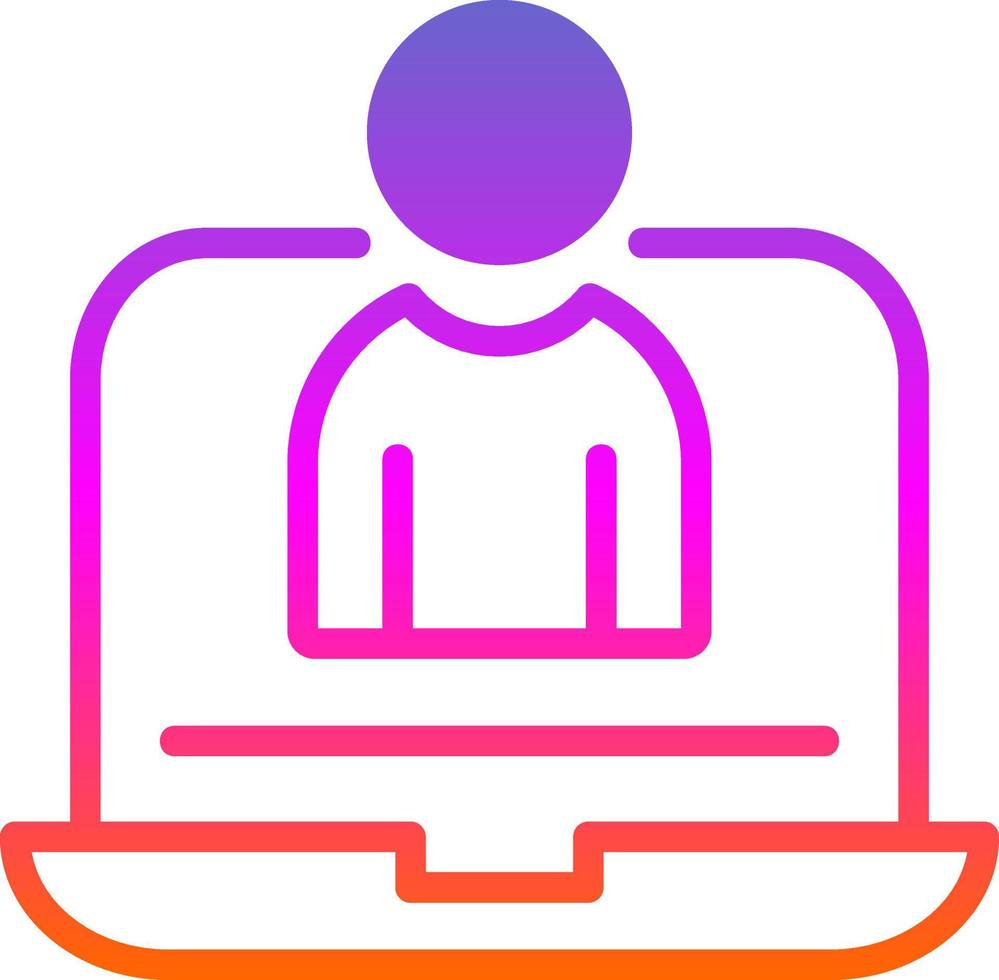 Virtual Assistant Vector Icon Design