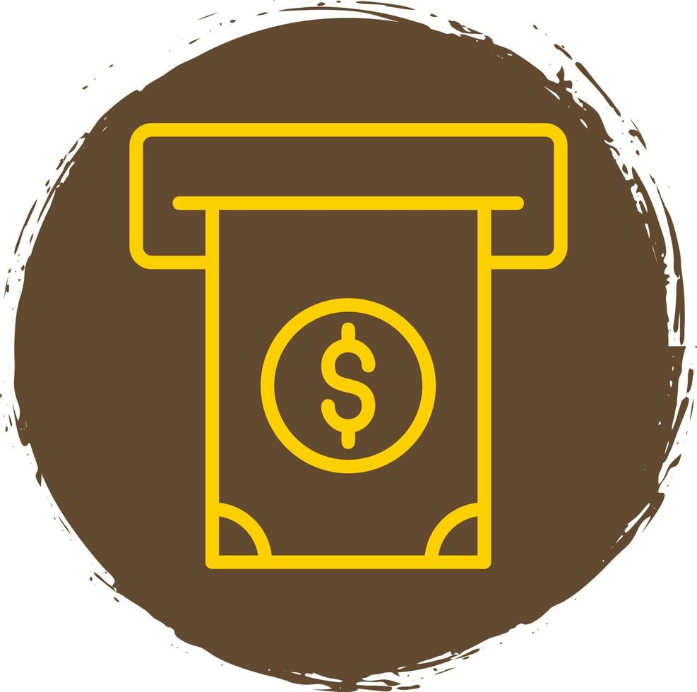 Cash Withdrawal Vector Icon Design