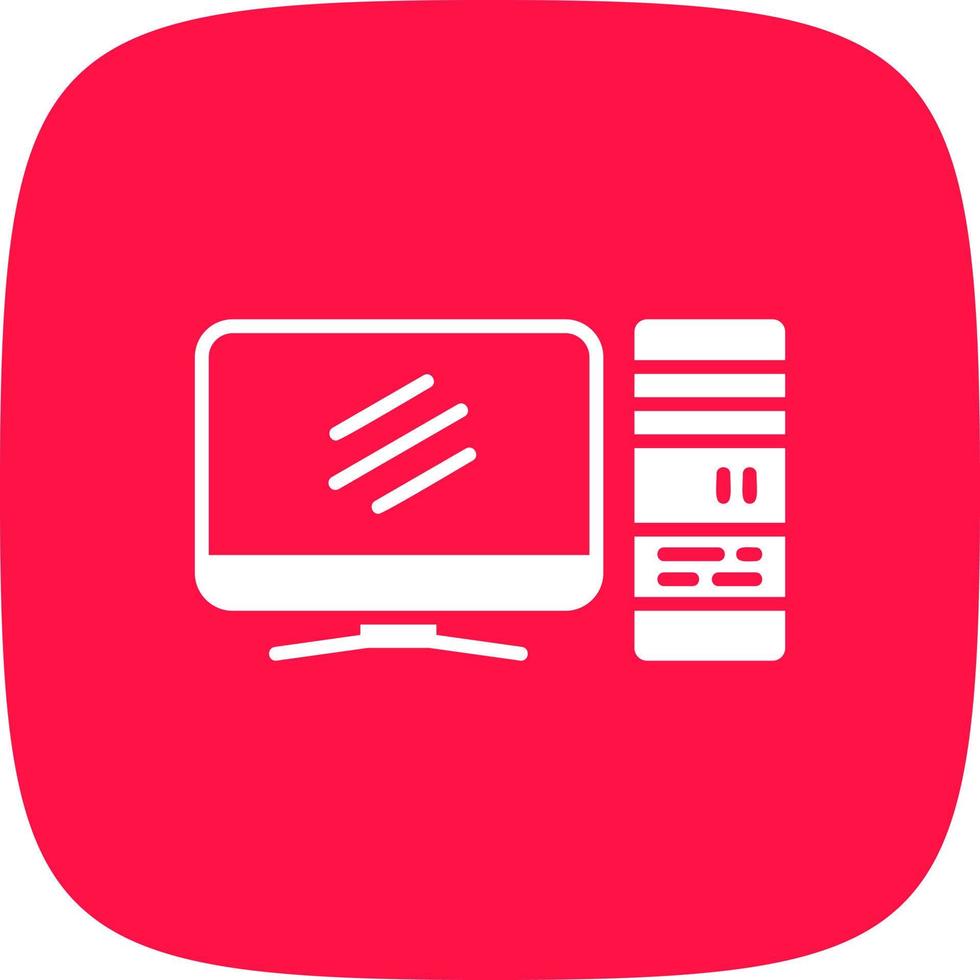 Computer Creative Icon Design vector