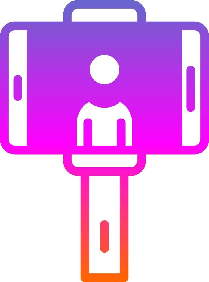 diseño de icono de vector de vlogger