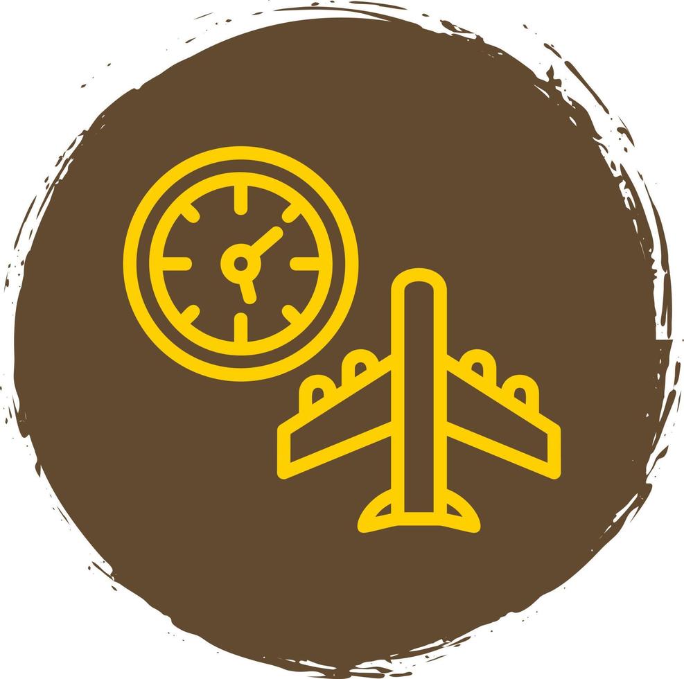 Jet Lag Vector Icon Design