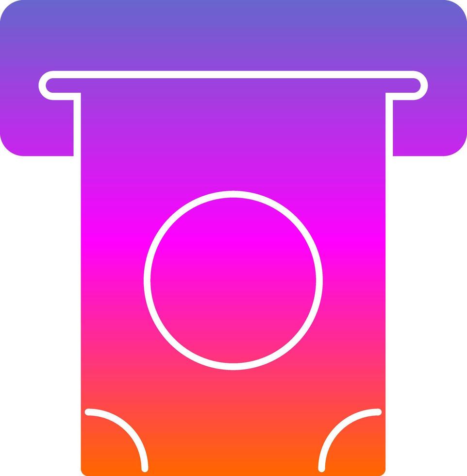 Cash Withdrawal Vector Icon Design