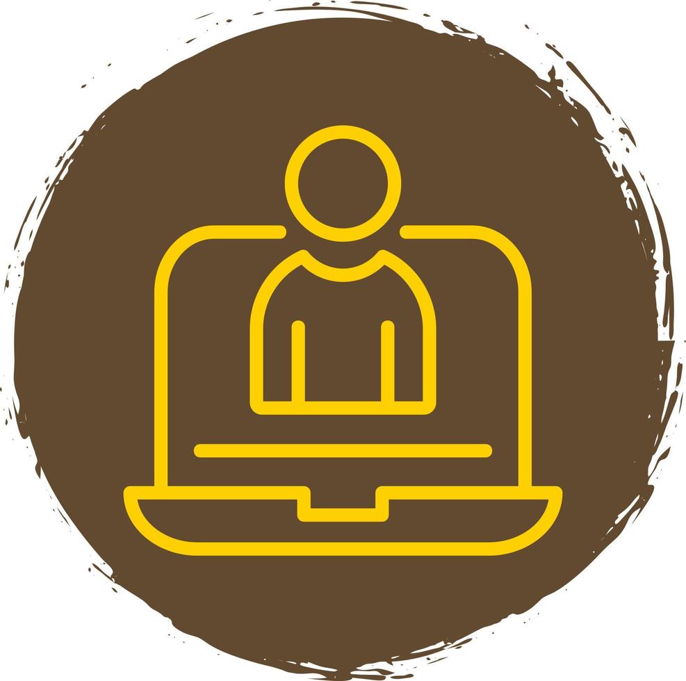 Virtual Assistant Vector Icon Design