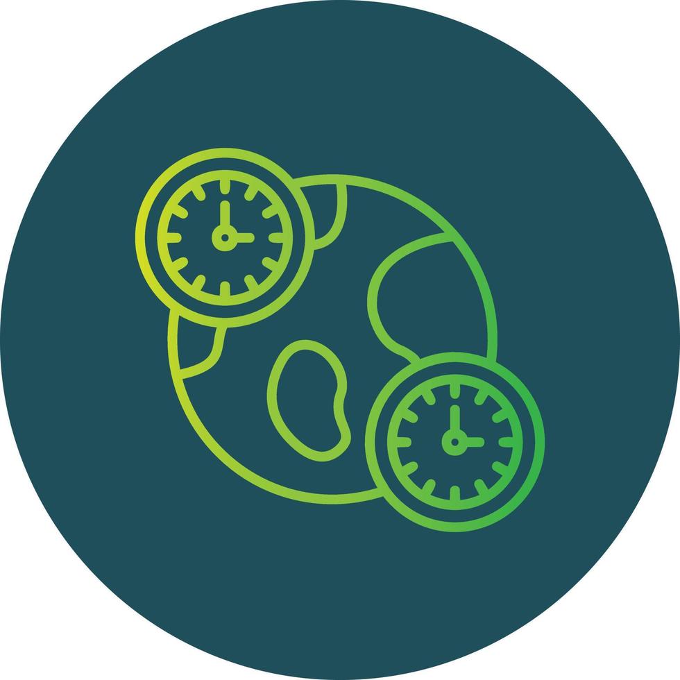 Jet Lag Creative Icon Design vector