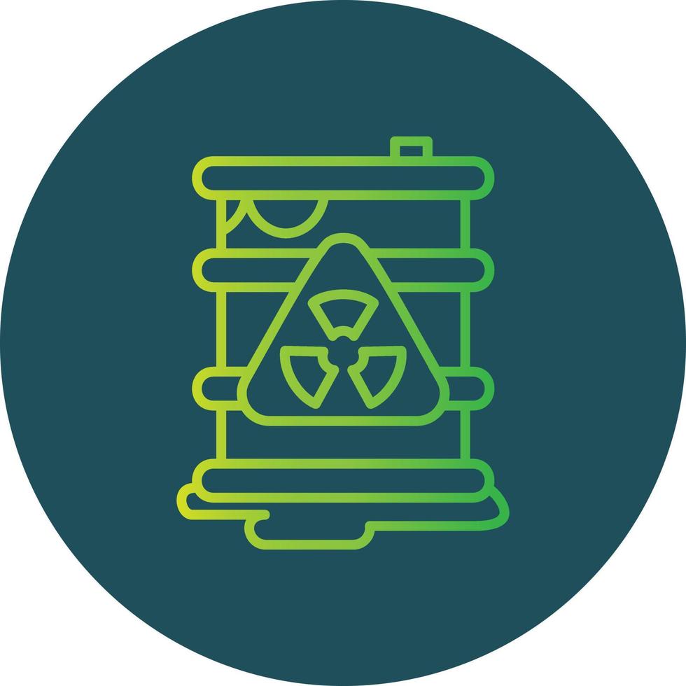 Toxic Waste Creative Icon Design vector